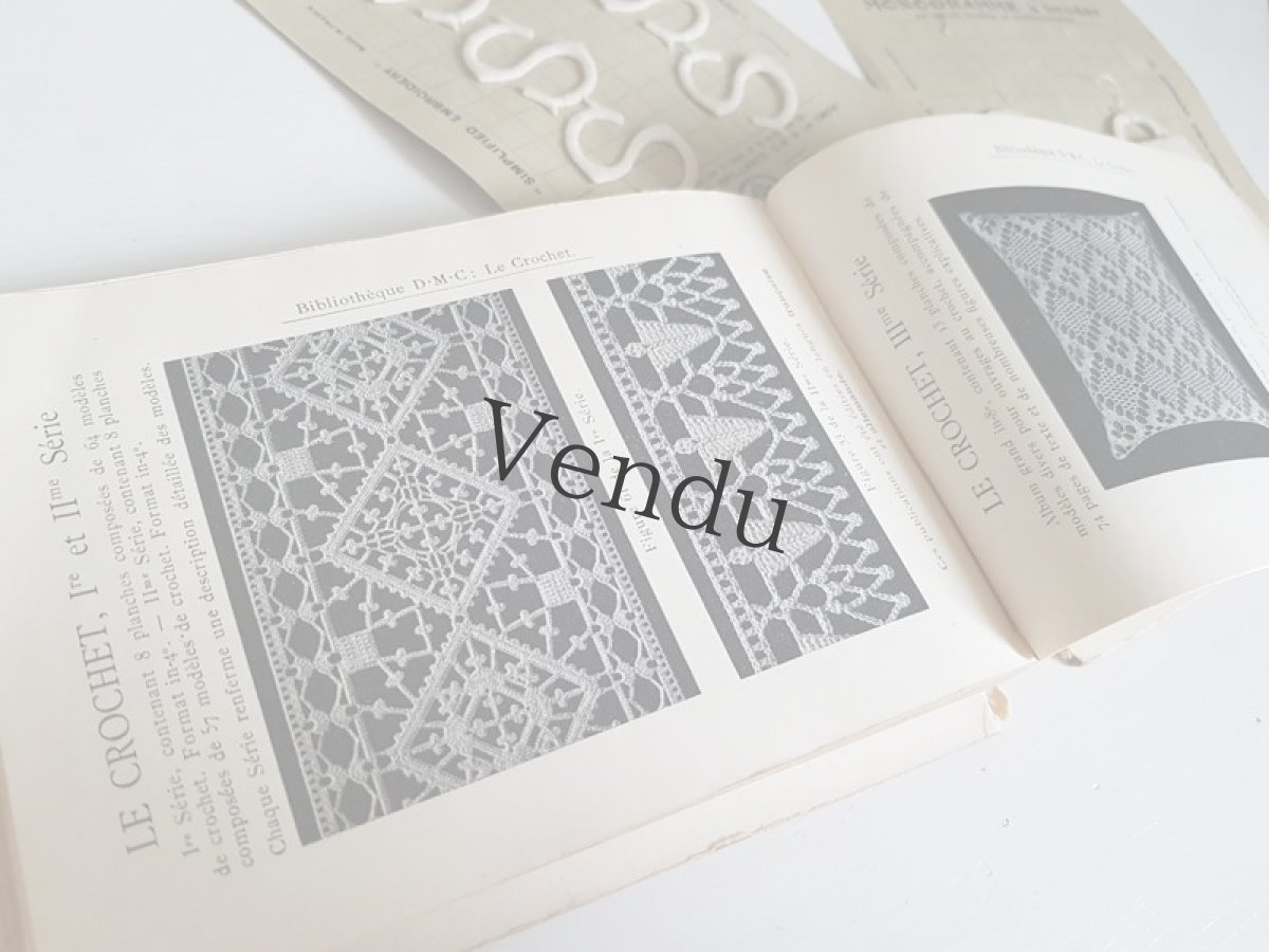 画像9: フランスアンティーク　DMC 刺繍アルファベット図案集 ALPHABET DE LA BRODEUSE (9)