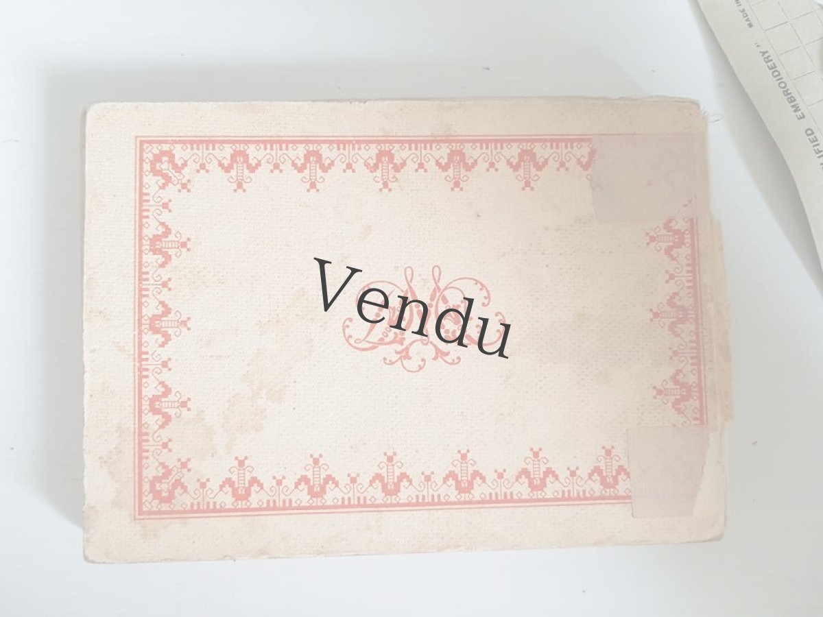 画像11: フランスアンティーク　DMC 刺繍アルファベット図案集 ALPHABET DE LA BRODEUSE (11)