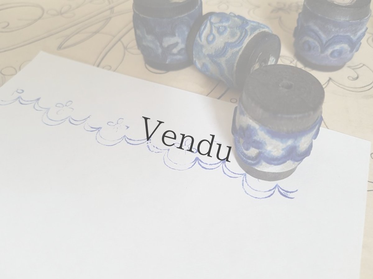 画像3: フランスアンティーク　刺繍用スタンプ (3)