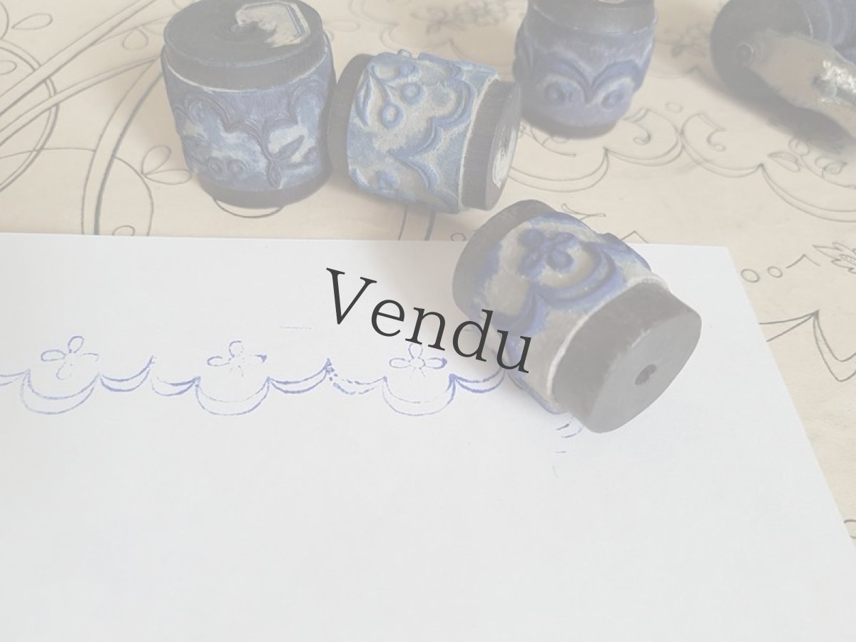 画像4: フランスアンティーク　刺繍用スタンプ (4)