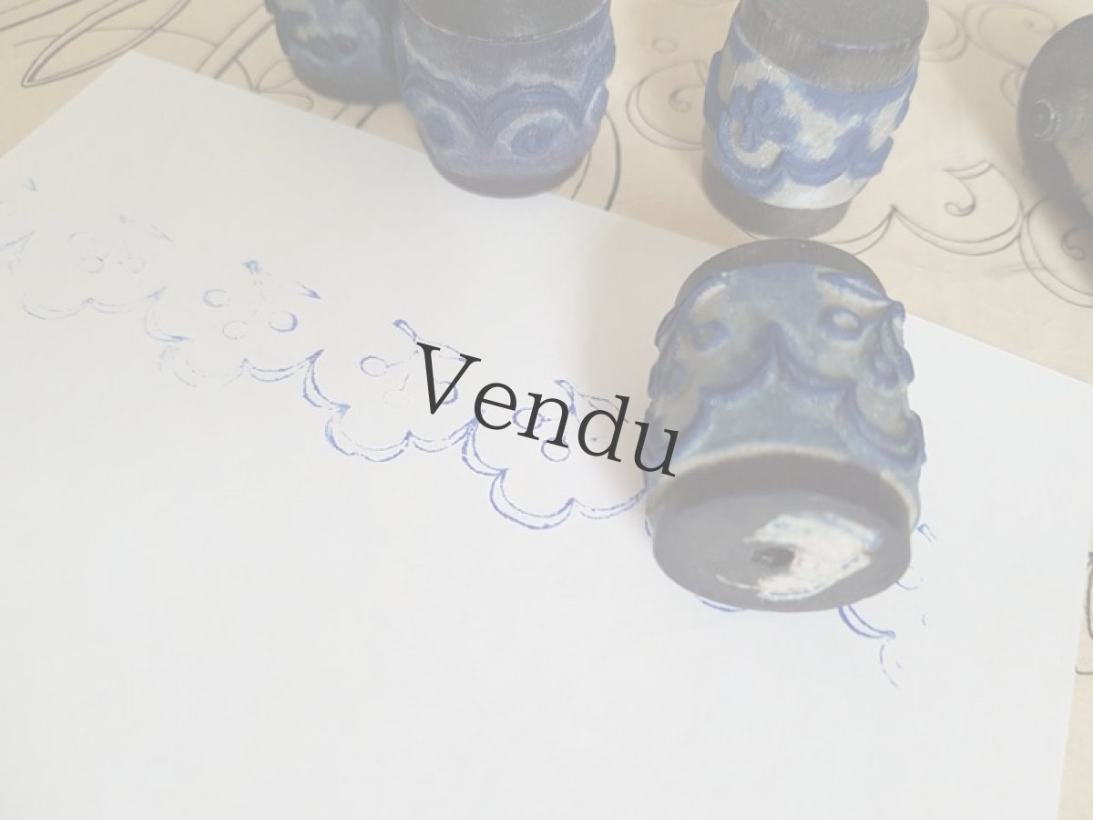 画像3: フランスアンティーク　刺繍用スタンプ (3)