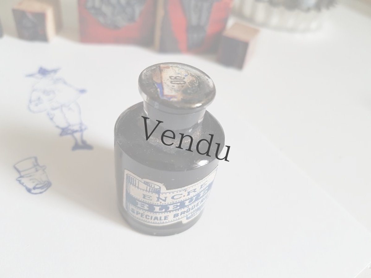 画像3: フランスアンティーク　刺繍用インクボトル (3)