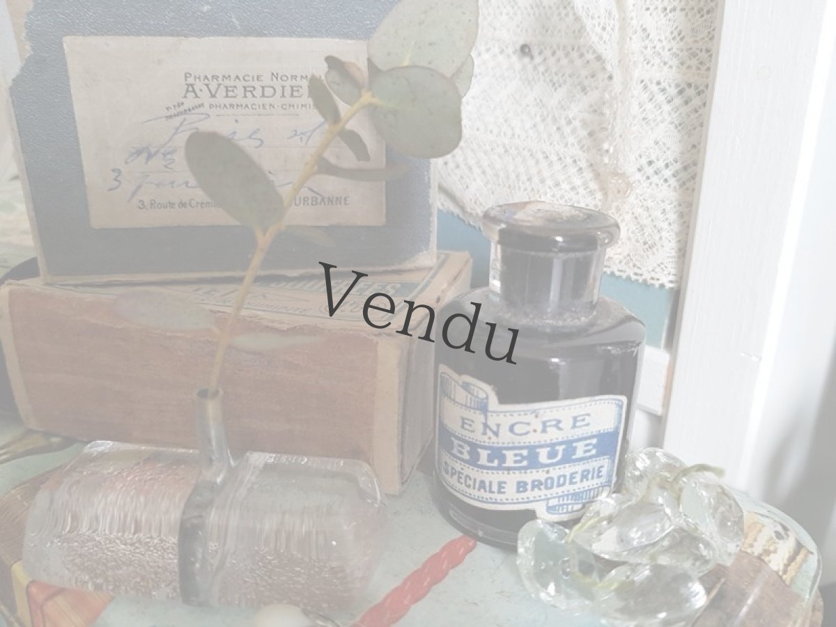 画像6: フランスアンティーク　刺繍用インクボトル (6)