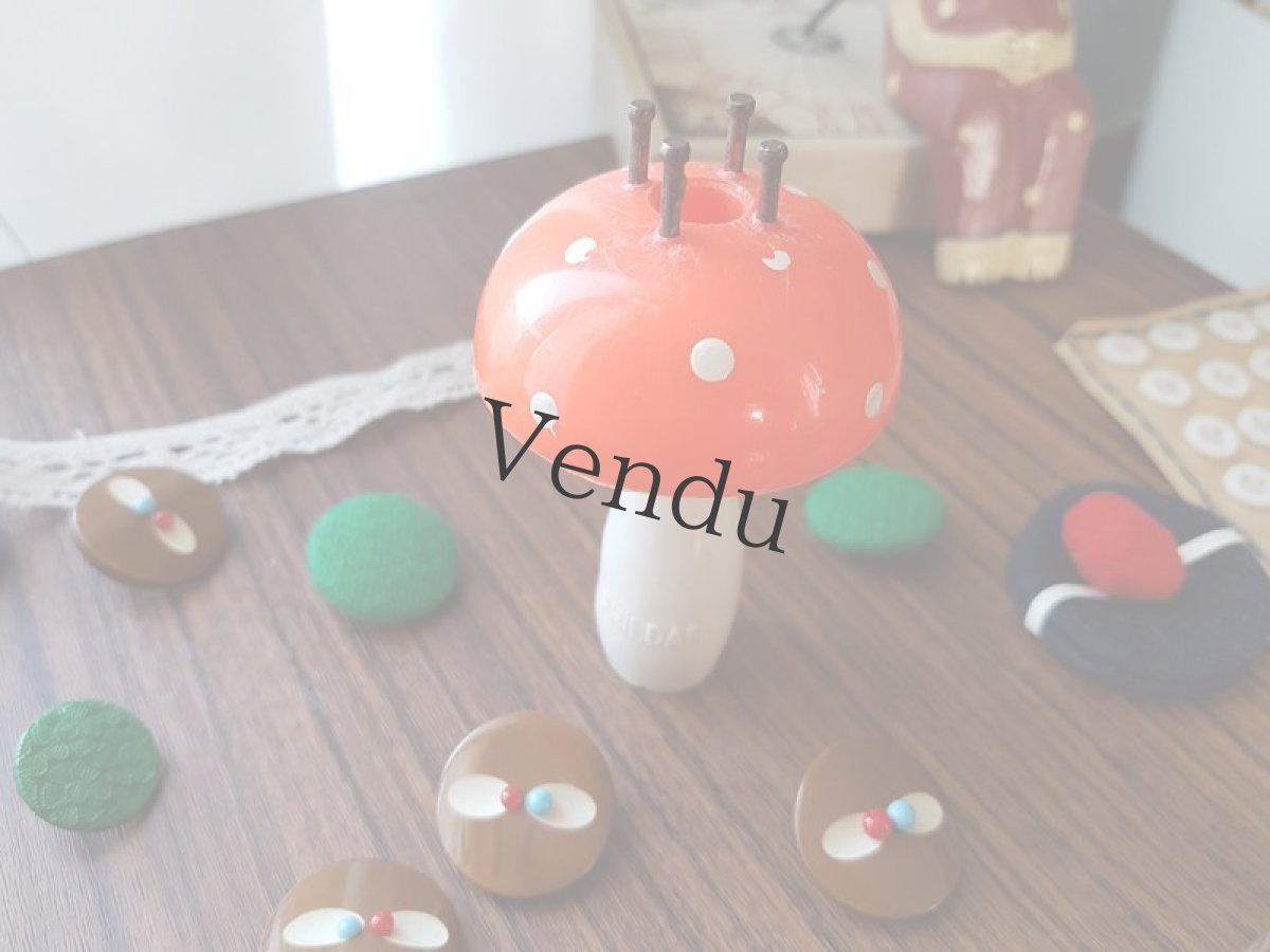 画像7: フランスヴィンテージ　きのこのトリコタン (7)