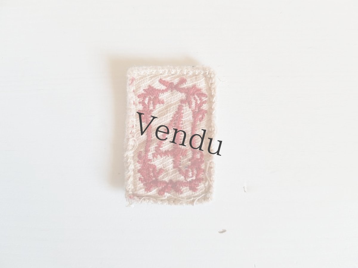 画像6: フランスヴィンテージ　赤いメルスリーセット (6)