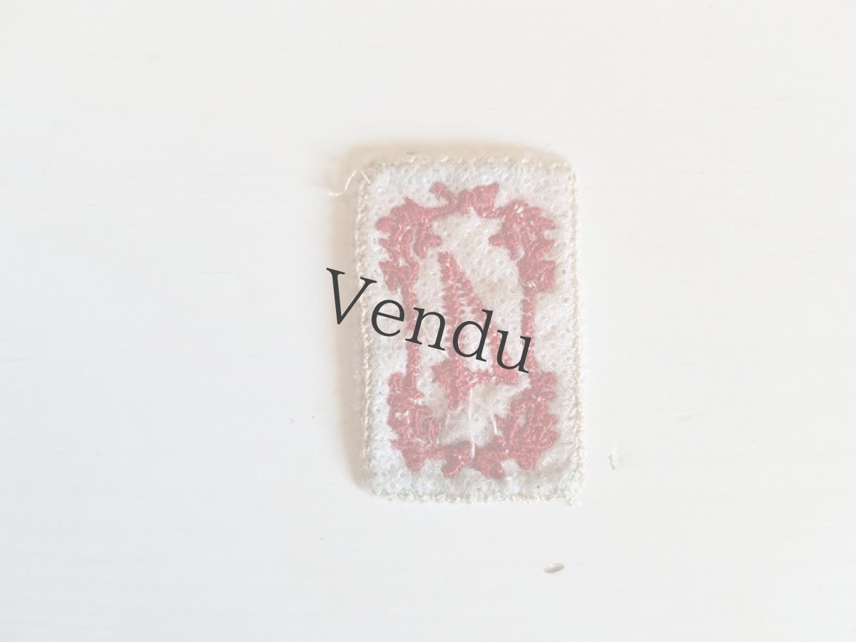 画像7: フランスヴィンテージ　赤いメルスリーセット (7)