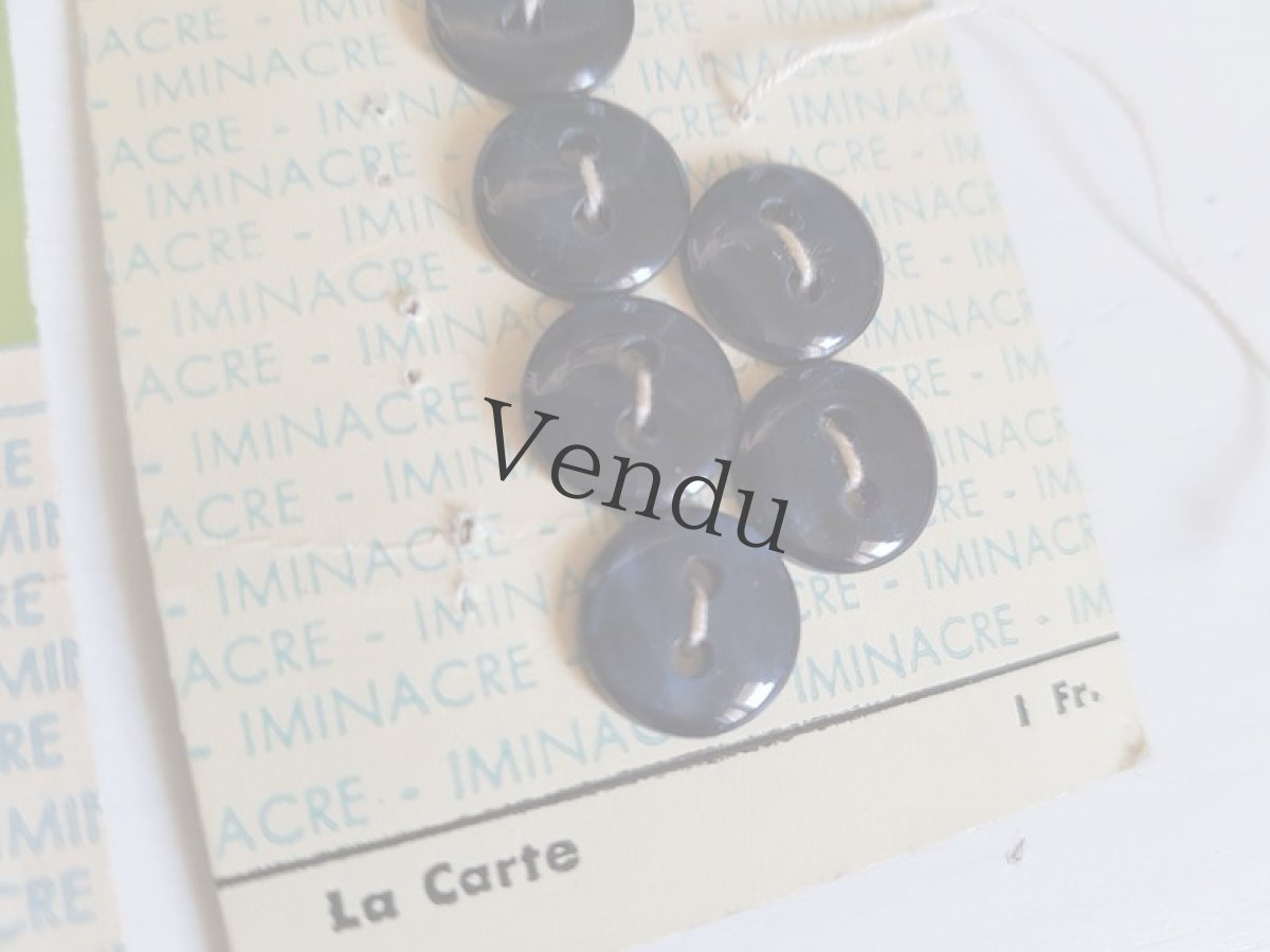 画像4: フランスヴィンテージ　Iminacre社の動物柄ボタンシートセット (4)