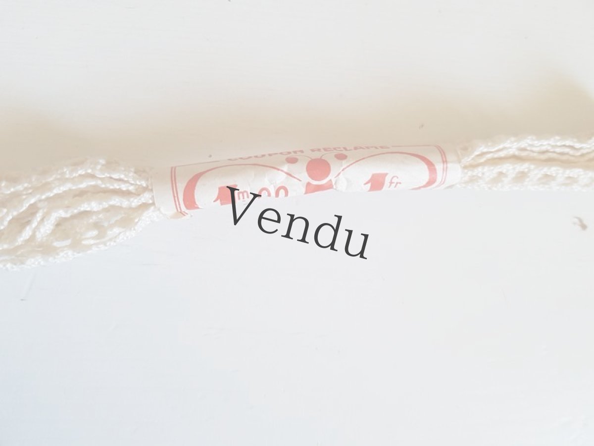 画像6: フランスヴィンテージ　ラベル付きレースブレード (6)