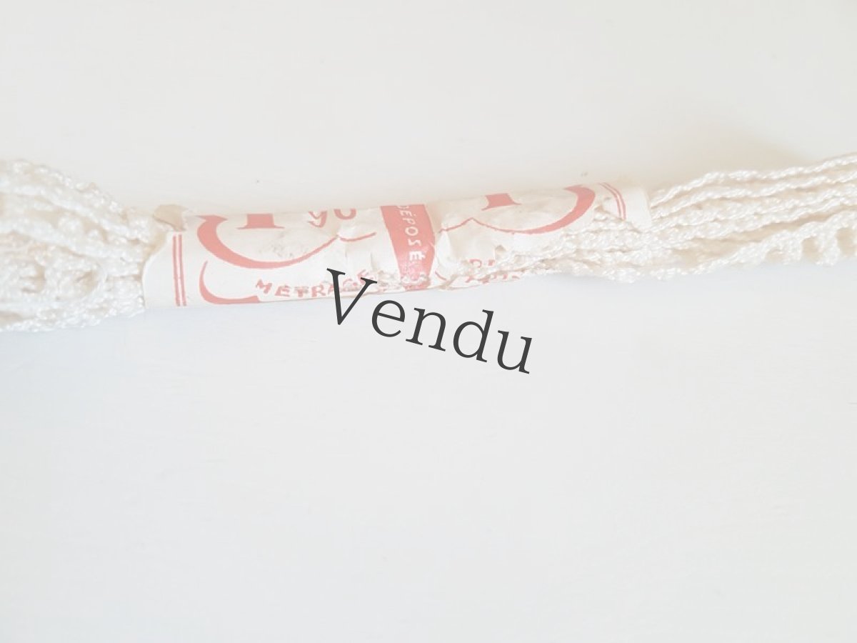 画像8: フランスヴィンテージ　ラベル付きレースブレード (8)