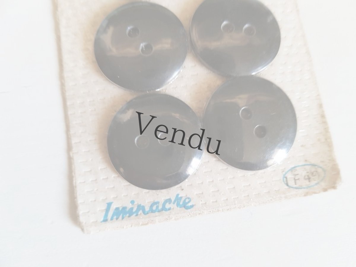 画像3: フランスヴィンテージ　Iminacre社のライオンとねずみ ボタンシート (3)