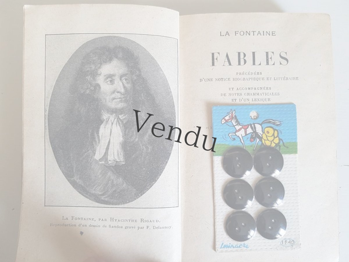 画像5: フランスヴィンテージ　Iminacre社の馬とロバ ボタンシート (5)