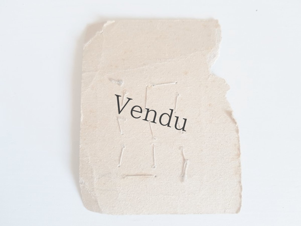 画像6: フランスヴィンテージ　ピンクのガラスボタンシート (6)