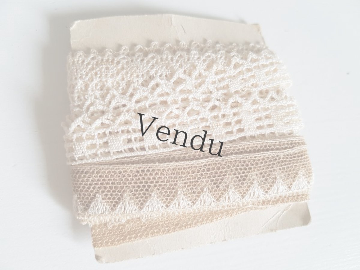 画像2: フランスアンティーク　４種のレースセット（サプライズあり） (2)