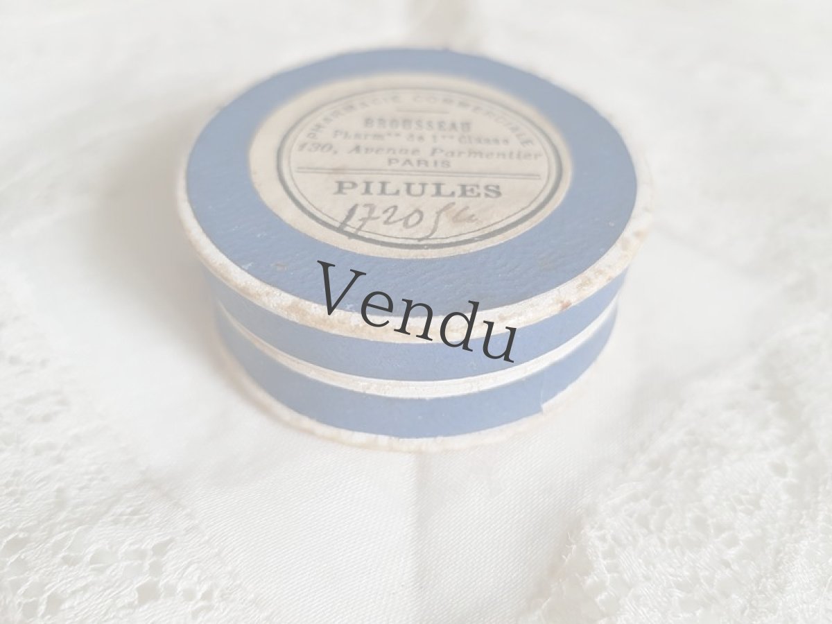 画像5: フランスアンティーク　ちいさなファーマシーボックス　アンティークレースつき (5)