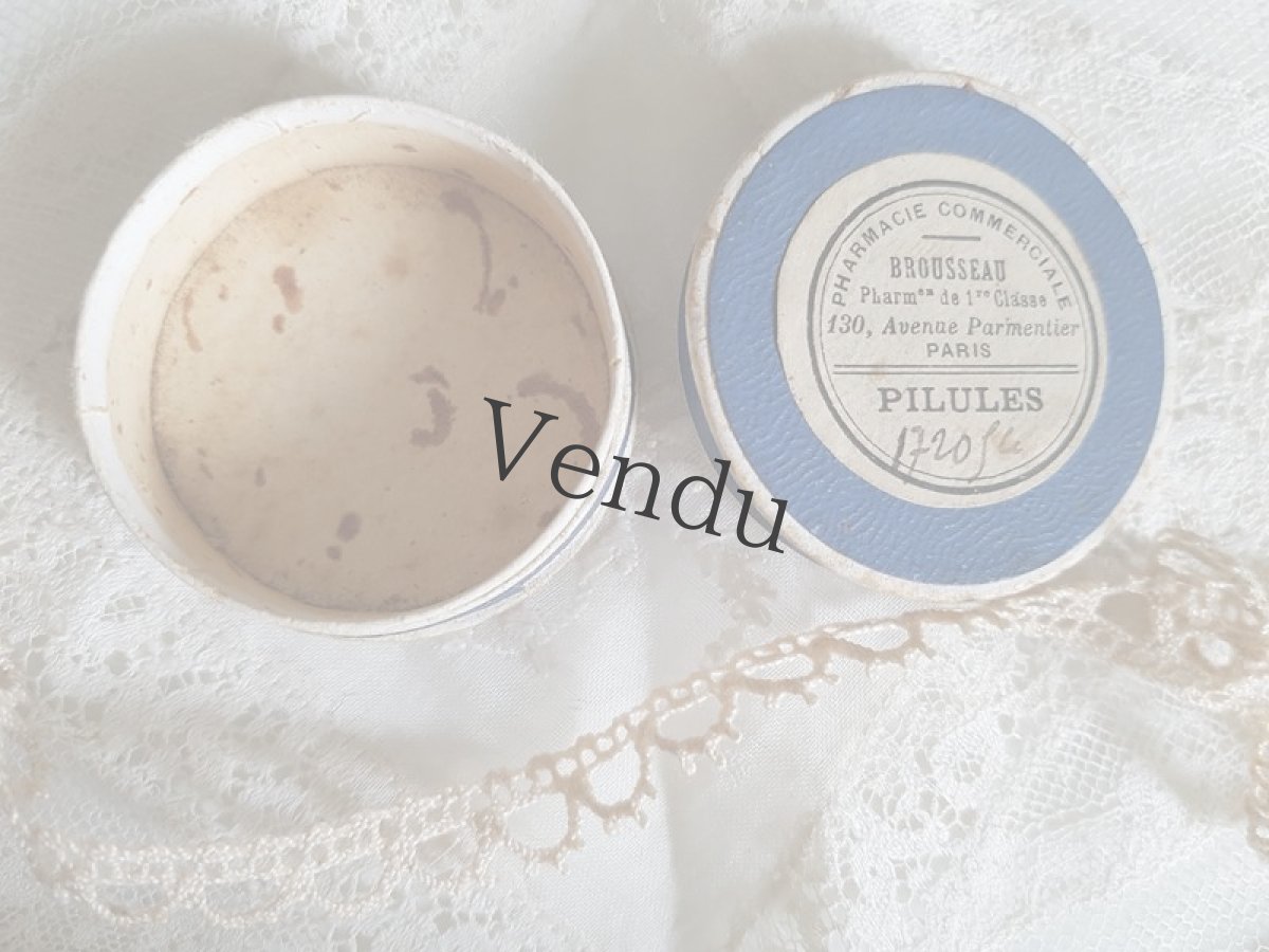 画像7: フランスアンティーク　ちいさなファーマシーボックス　アンティークレースつき (7)