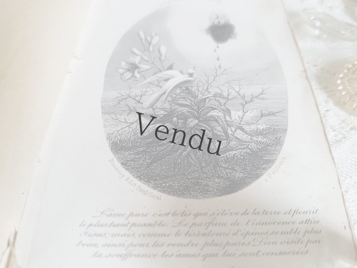 画像7: フランスアンティーク　カトリック魂の祈り小冊子 (7)