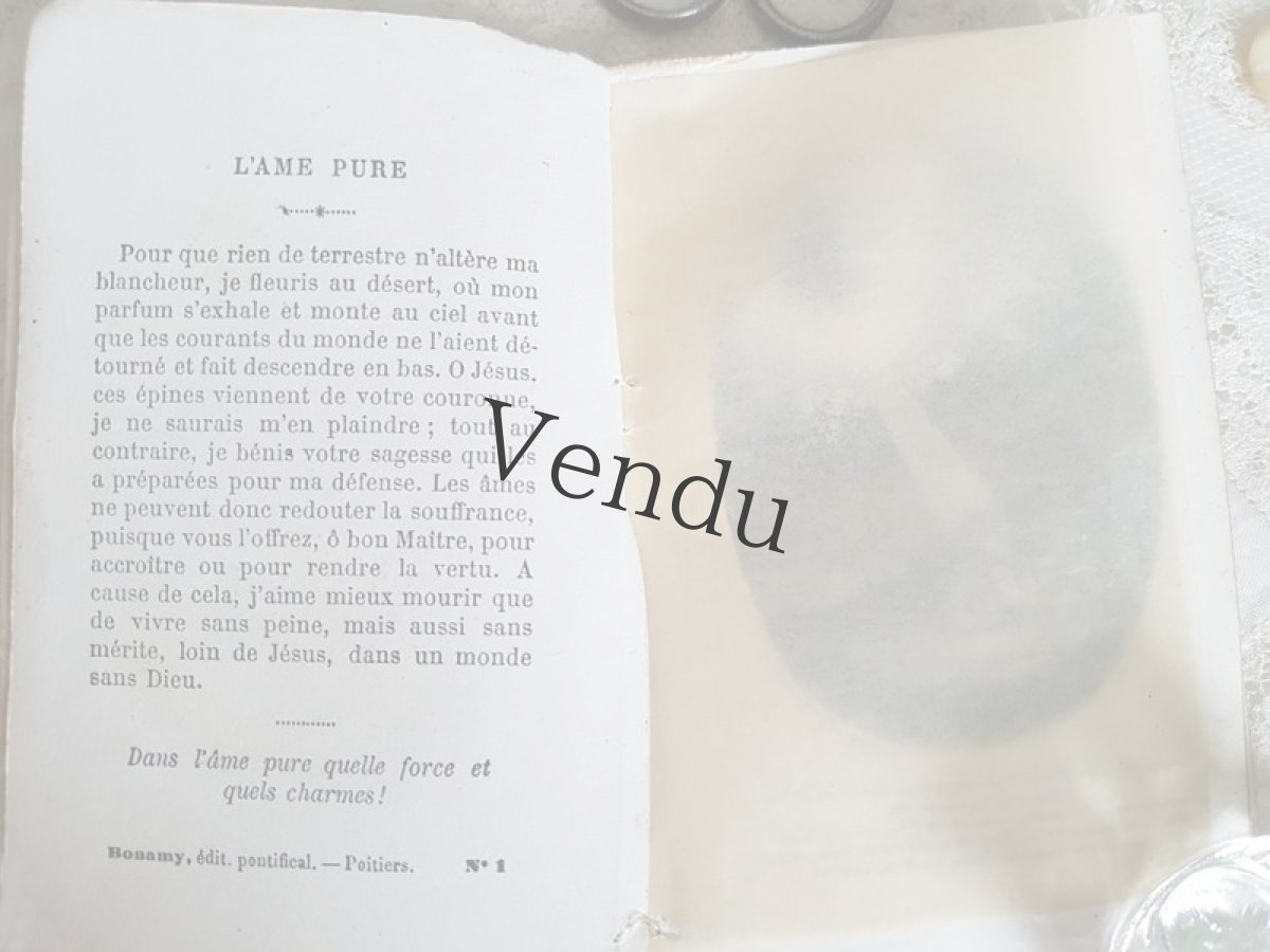 画像8: フランスアンティーク　カトリック魂の祈り小冊子 (8)