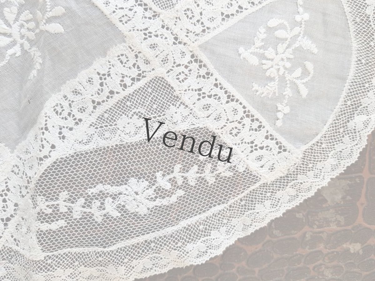 画像4: フランス　ノルマンディレースのドイリー (4)