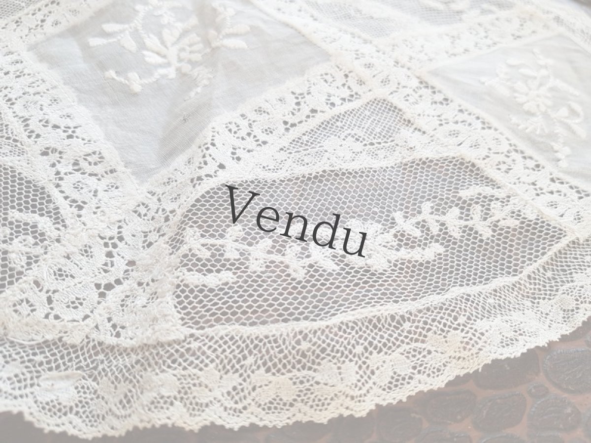 画像5: フランス　ノルマンディレースのドイリー (5)