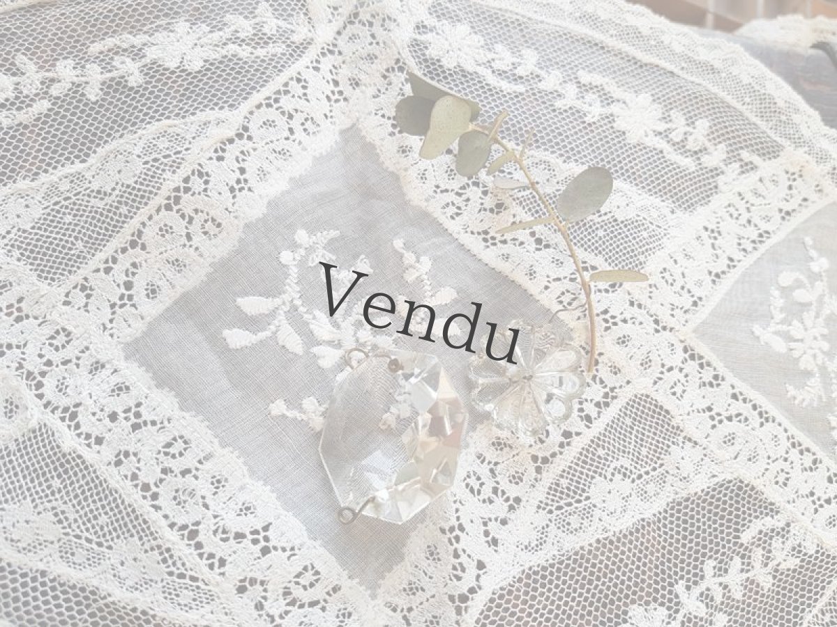 画像6: フランス　ノルマンディレースのドイリー (6)