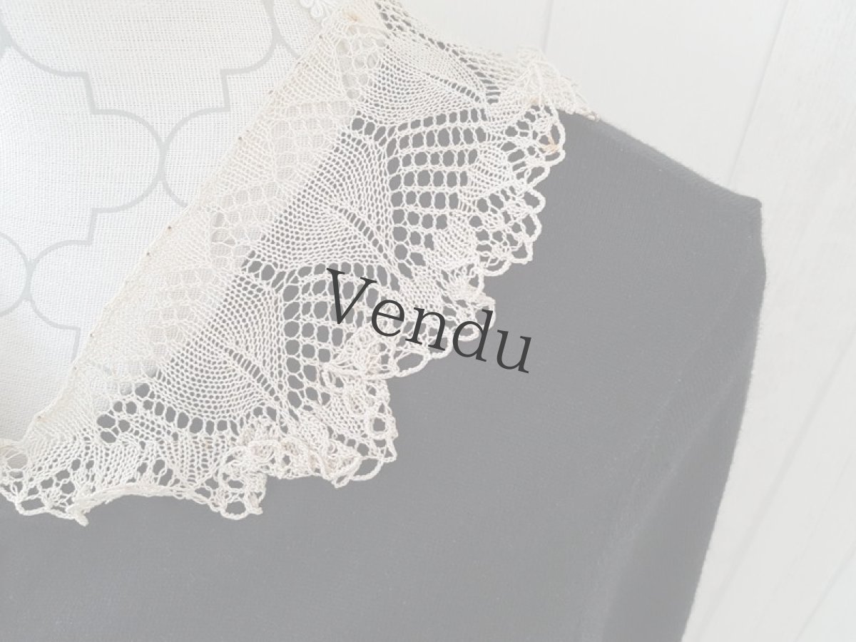 画像5: ヴィンテージ　ニードルレースのつけ襟 (5)
