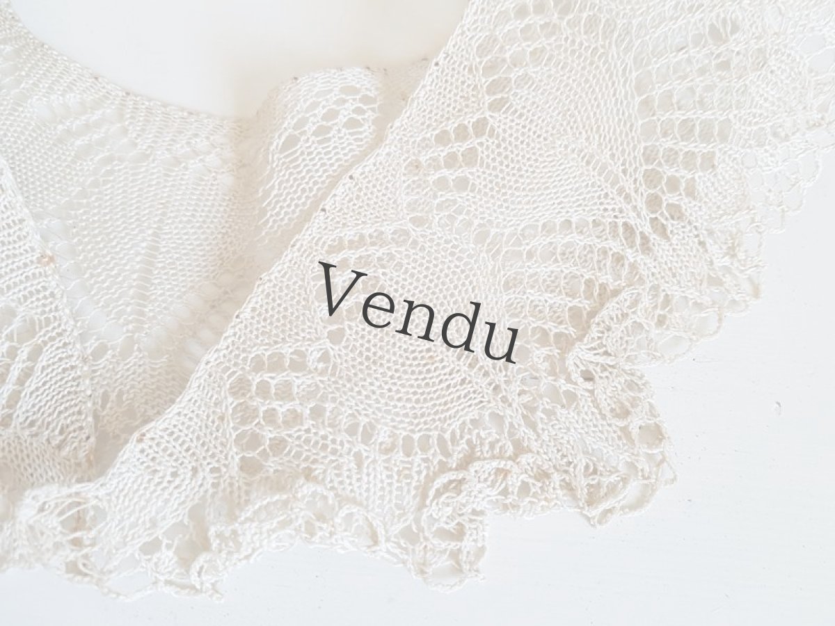 画像3: ヴィンテージ　ニードルレースのつけ襟 (3)