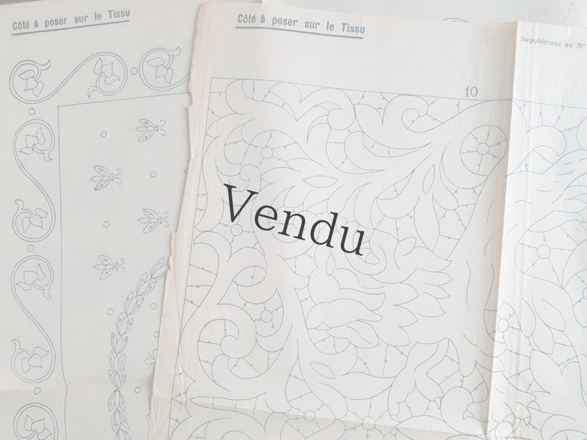 画像15: フランス 1913 Décembre 型紙付録つき女性誌 La Femme Chez Elle  (15)