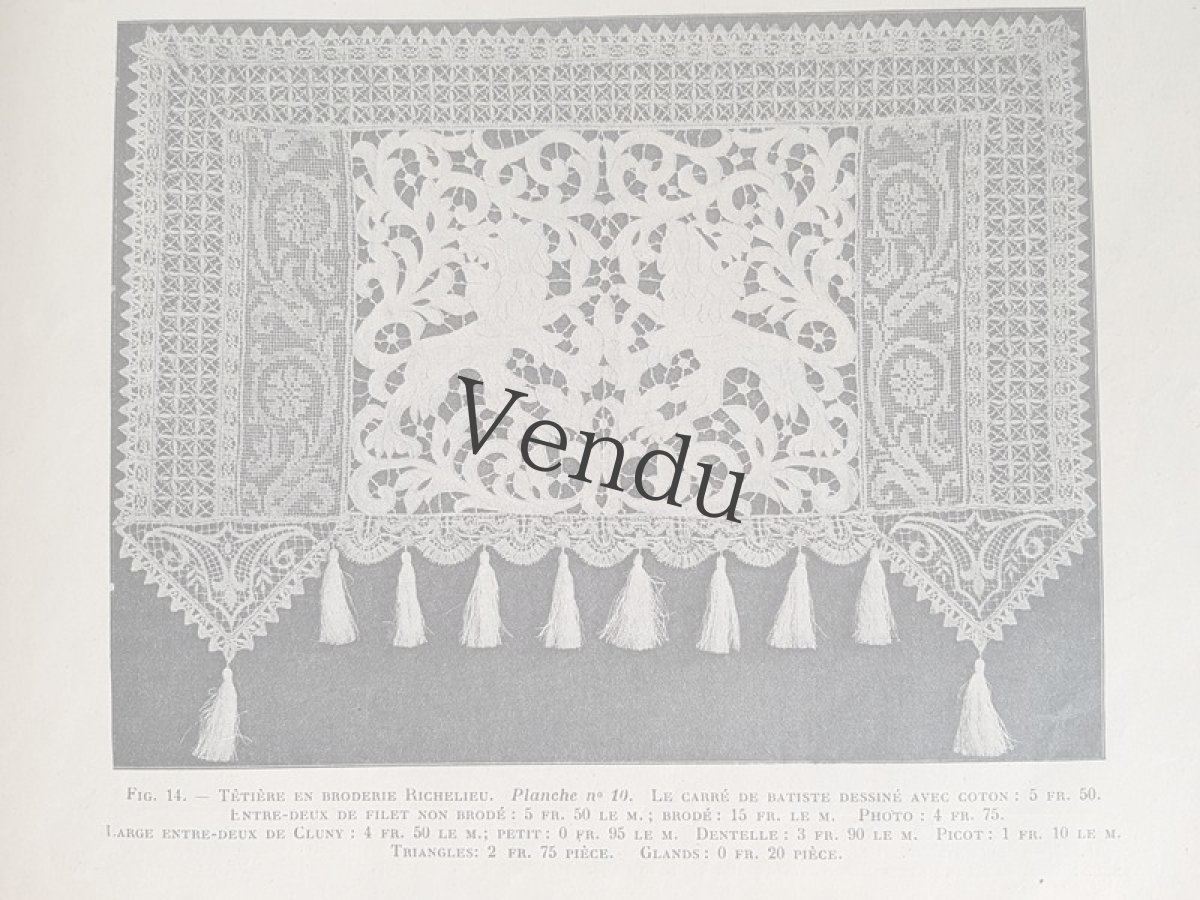 画像12: フランス 1913 Décembre 型紙付録つき女性誌 La Femme Chez Elle  (12)