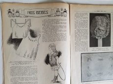 画像7: フランスアンティーク　型紙付録つき女性誌 La Femme Chez Elle 1915 Février (7)