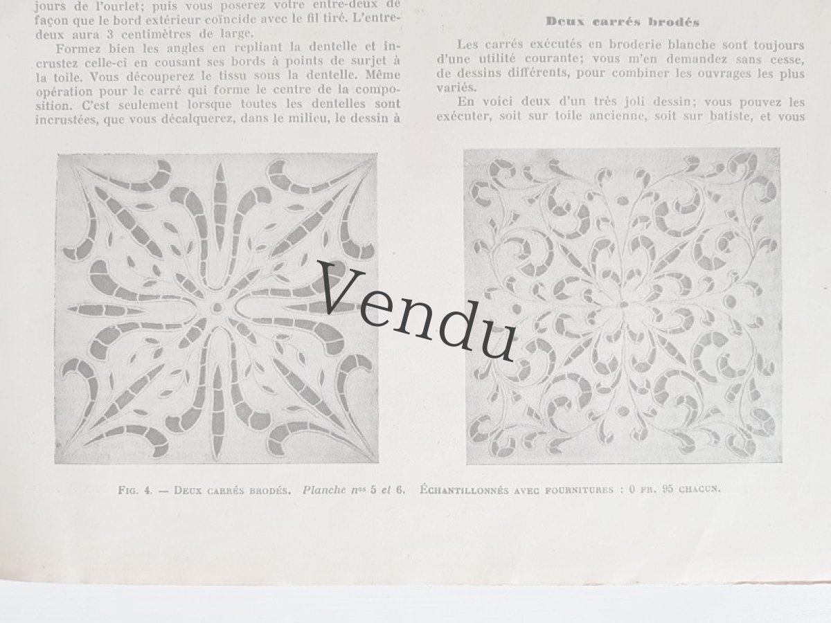 画像10: フランスアンティーク　型紙付録つき女性誌 La Femme Chez Elle 1915 Février (10)