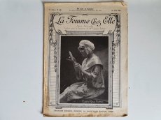 画像2: フランスアンティーク 型紙付録つき女性誌 La Femme Chez Elle 1916 Juin (2)