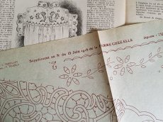 画像10: フランスアンティーク 型紙付録つき女性誌 La Femme Chez Elle 1916 Juin (10)