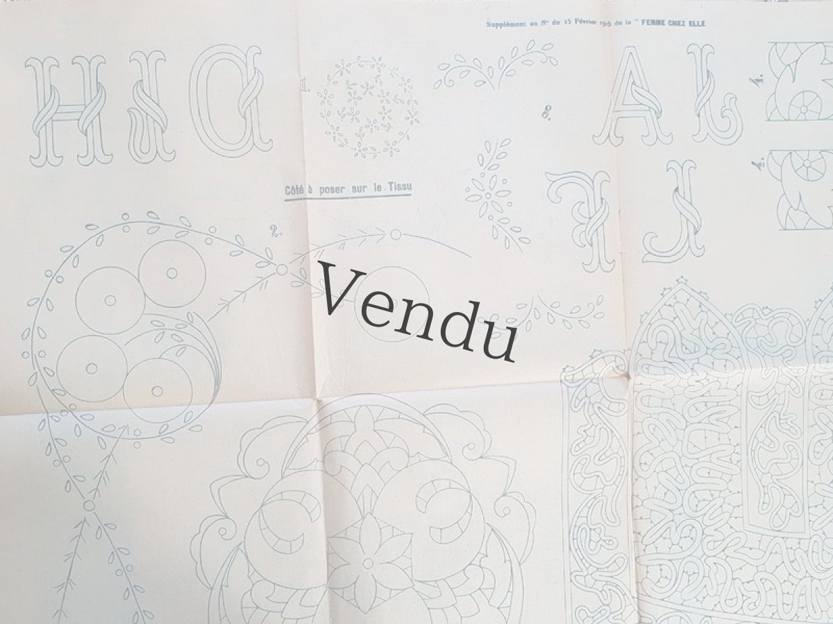 画像16: フランスアンティーク　型紙付録つき女性誌 La Femme Chez Elle 1915 Février (16)