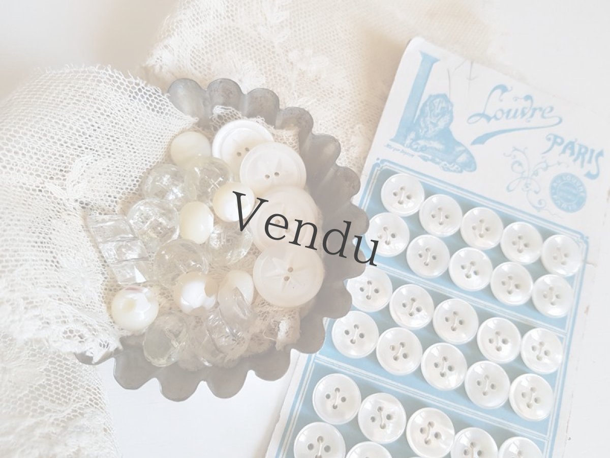 画像8: フランスアンティーク　貝ボタン11mm ６個セット (8)