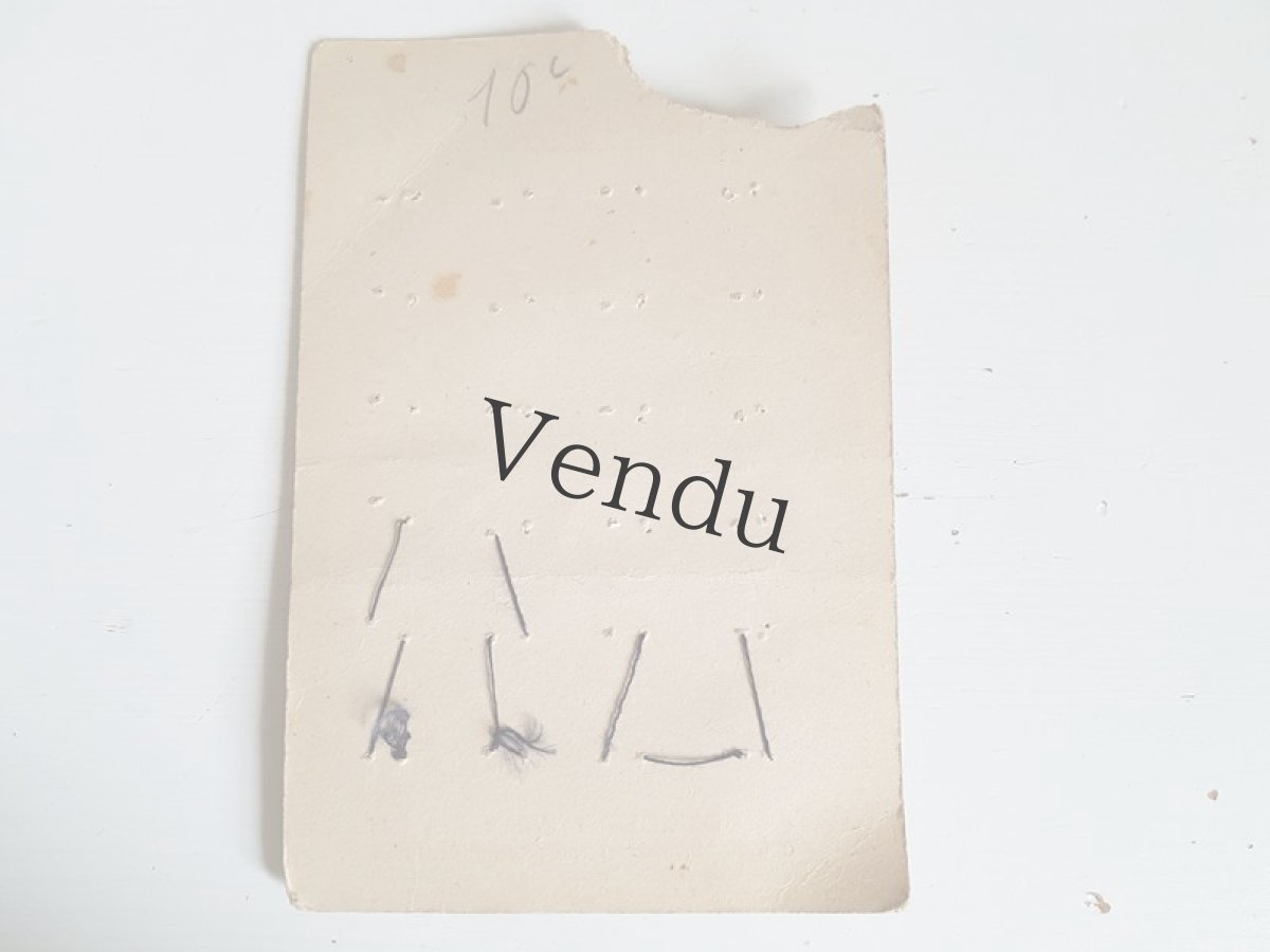 画像5: フランスヴィンテージ　レトロなボタンシート (5)