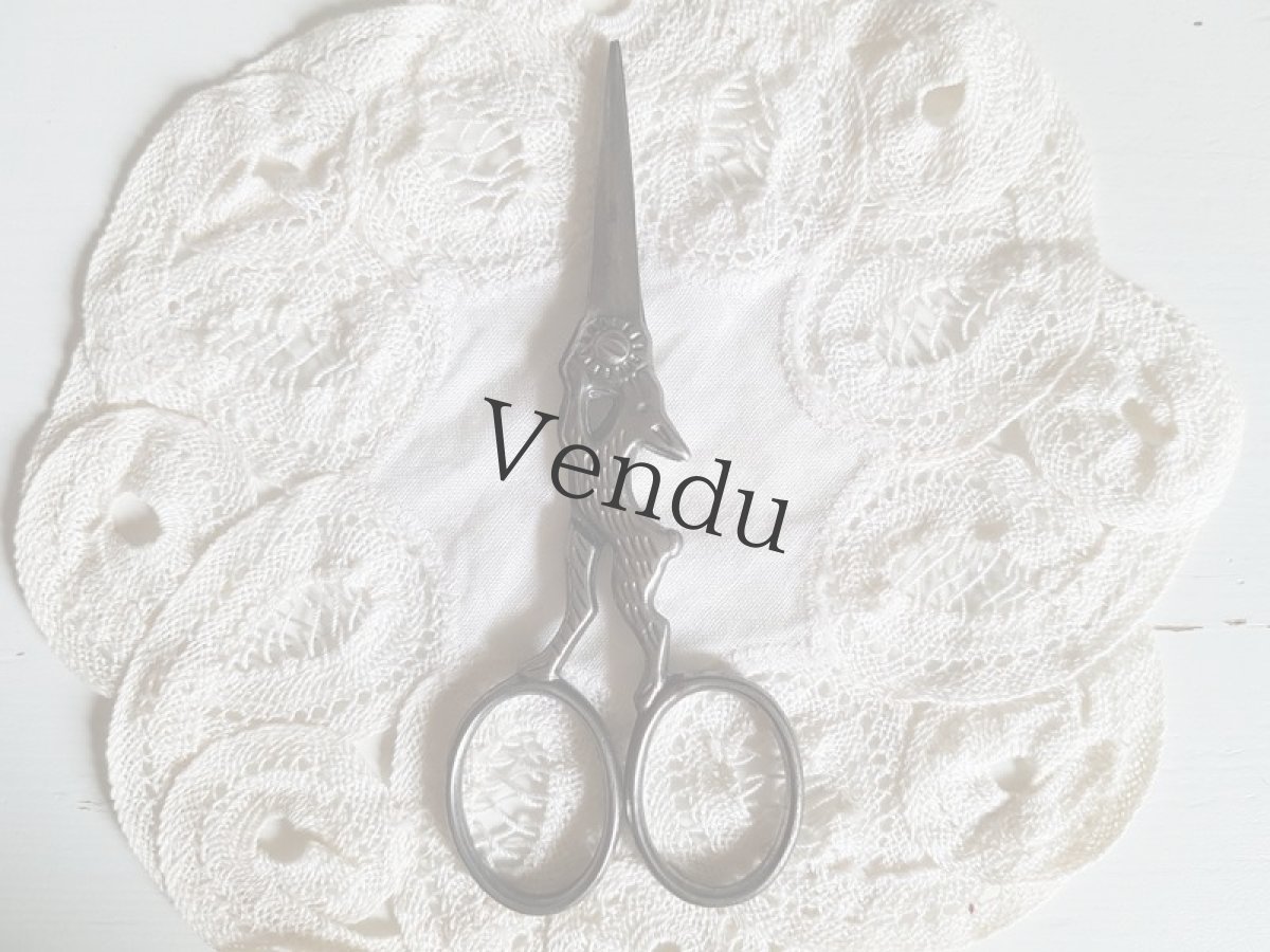 画像4: フランスヴィンテージ　野うさぎの手芸はさみ (4)