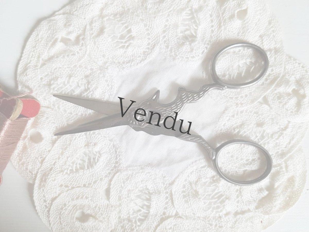 画像5: フランスヴィンテージ　野うさぎの手芸はさみ (5)