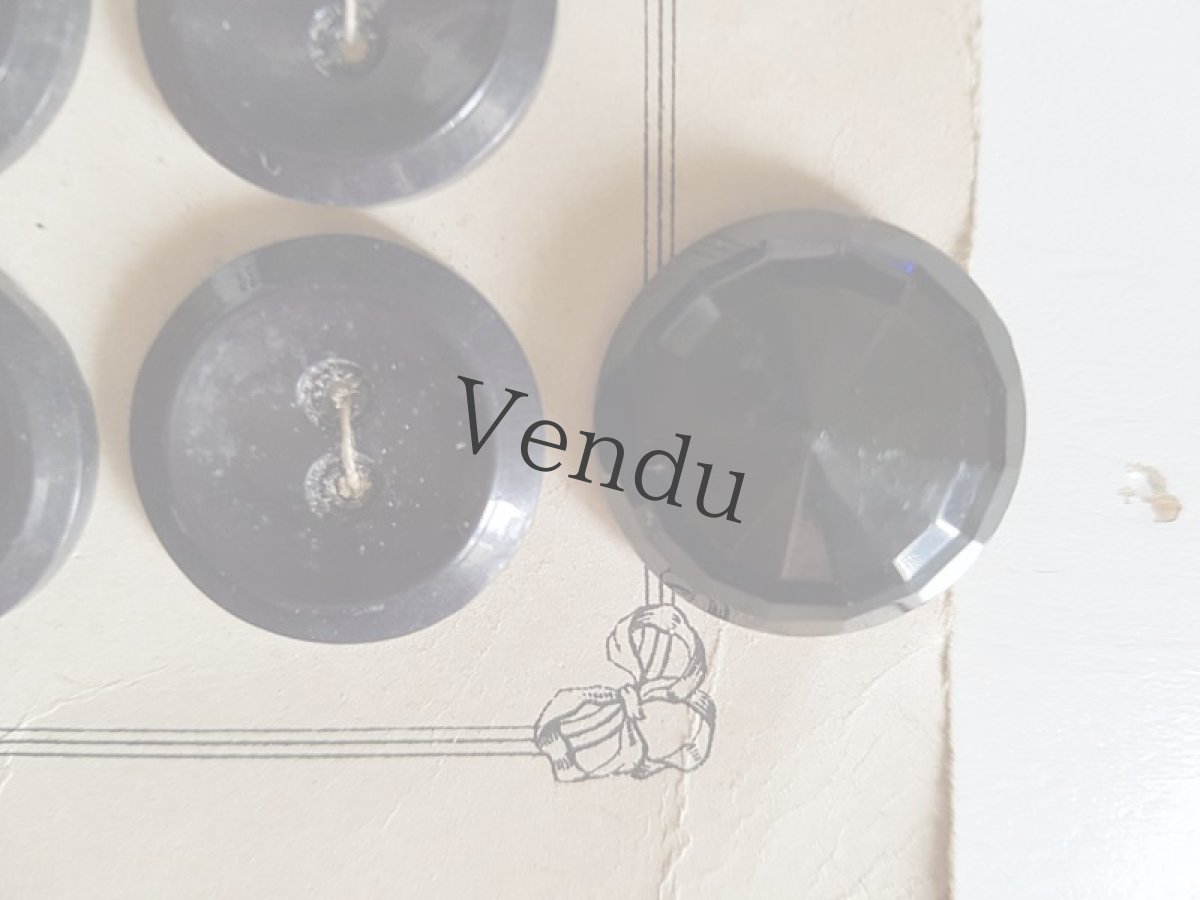 画像7: フランスヴィンテージ　手芸はさみとボタンシート (7)