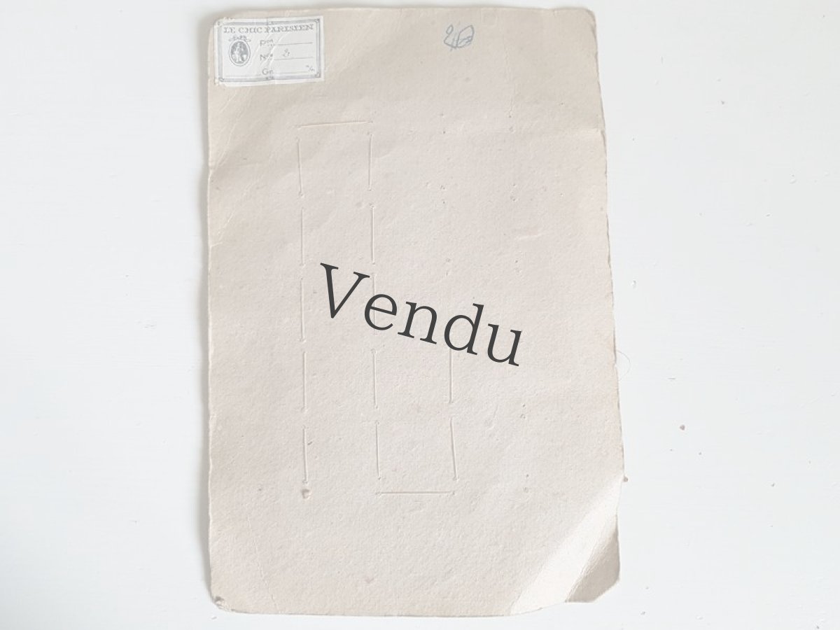 画像8: フランスヴィンテージ　手芸はさみとボタンシート (8)