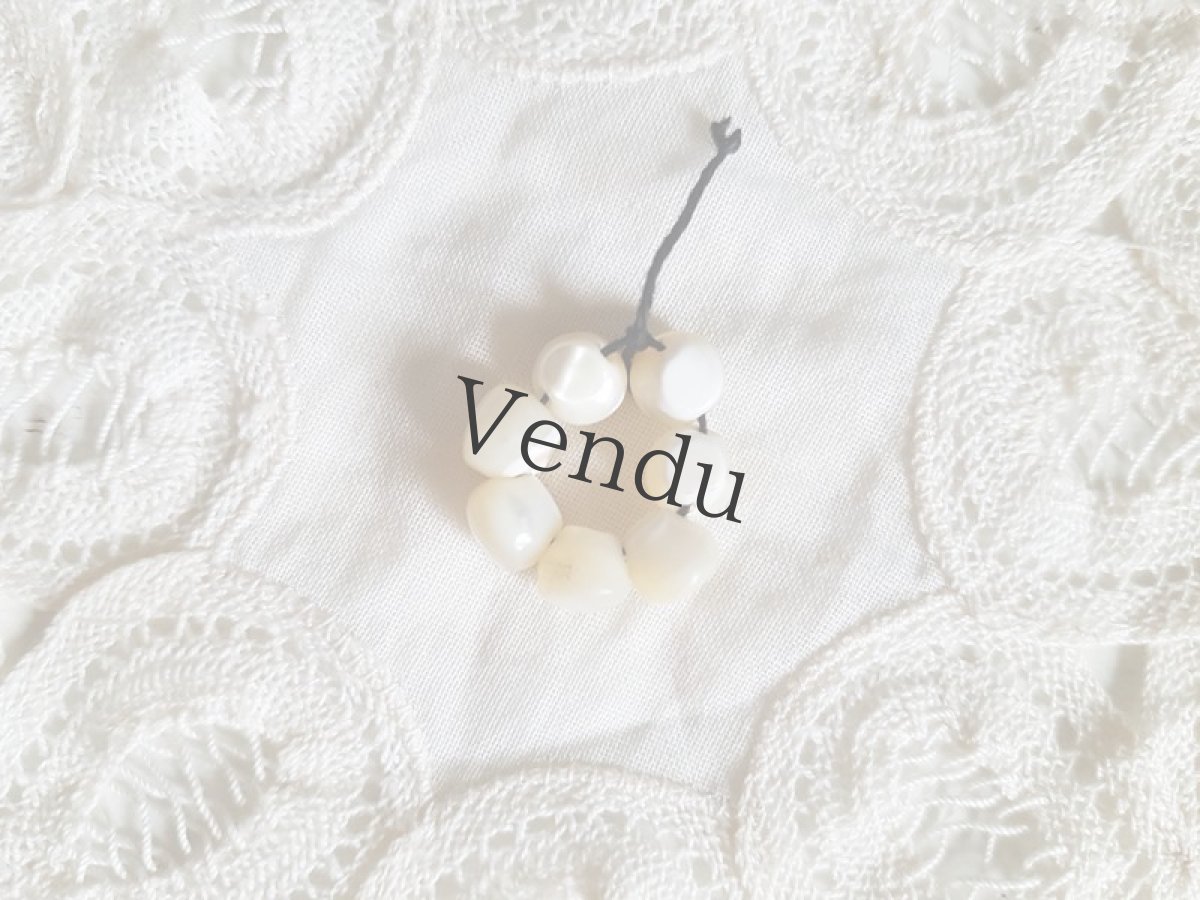 画像7: フランスアンティーク　ドール用ちいさな貝ボタン6mm ３種セット (7)