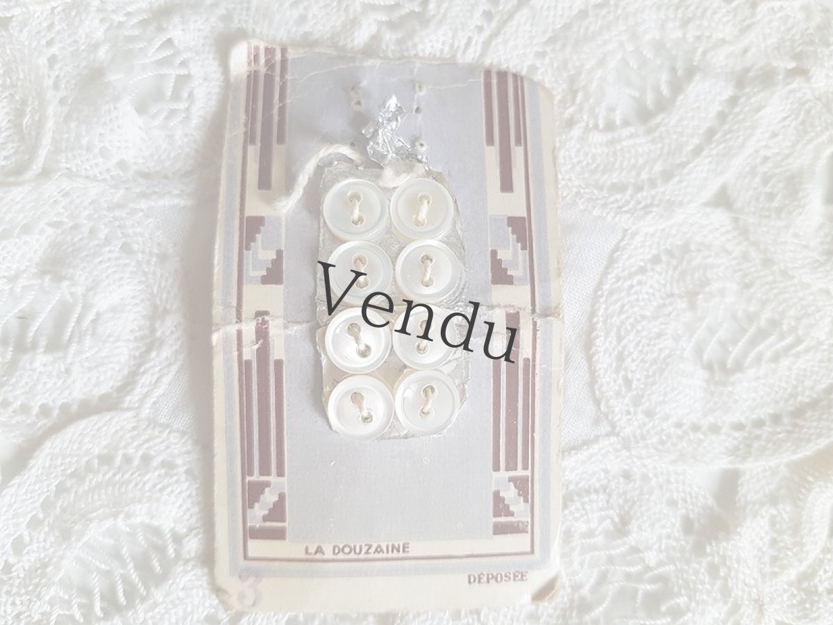 画像10: フランスアンティーク　ドール用ちいさな貝ボタン6mm ３種セット (10)