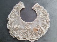 画像7: フランス 1910年代  コード刺繍のボネとバボワール (7)