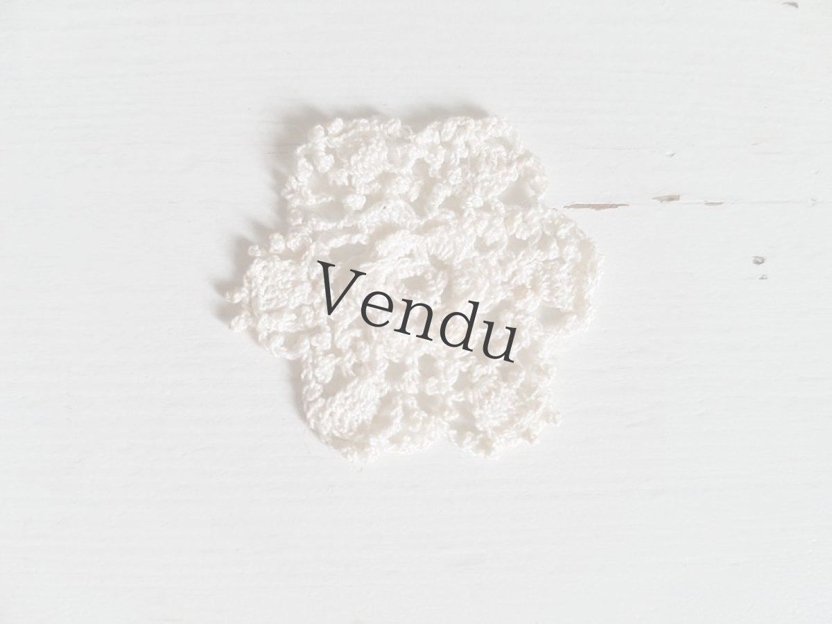 画像4: フランスアンティーク　アイリッシュクロッシェレースのモティーフ (4)