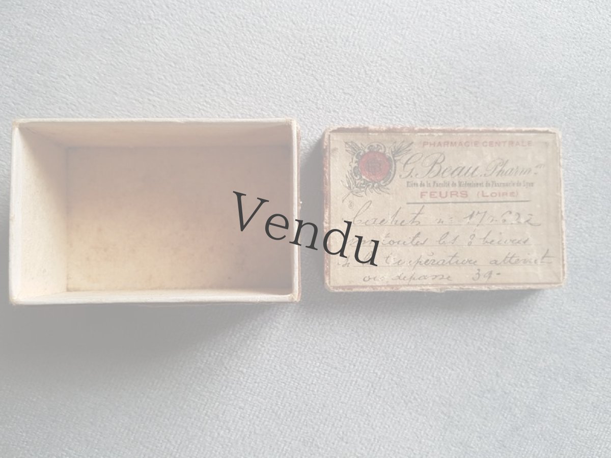 画像4: フランスアンティーク　ファーマシーボックス (4)