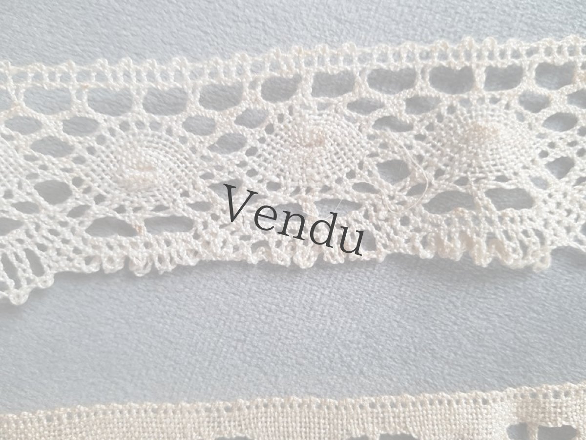 画像4: フランスアンティーク　３種のレースセット (4)