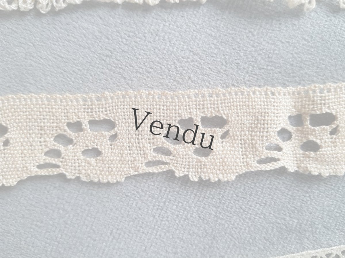 画像5: フランスアンティーク　３種のレースセット (5)