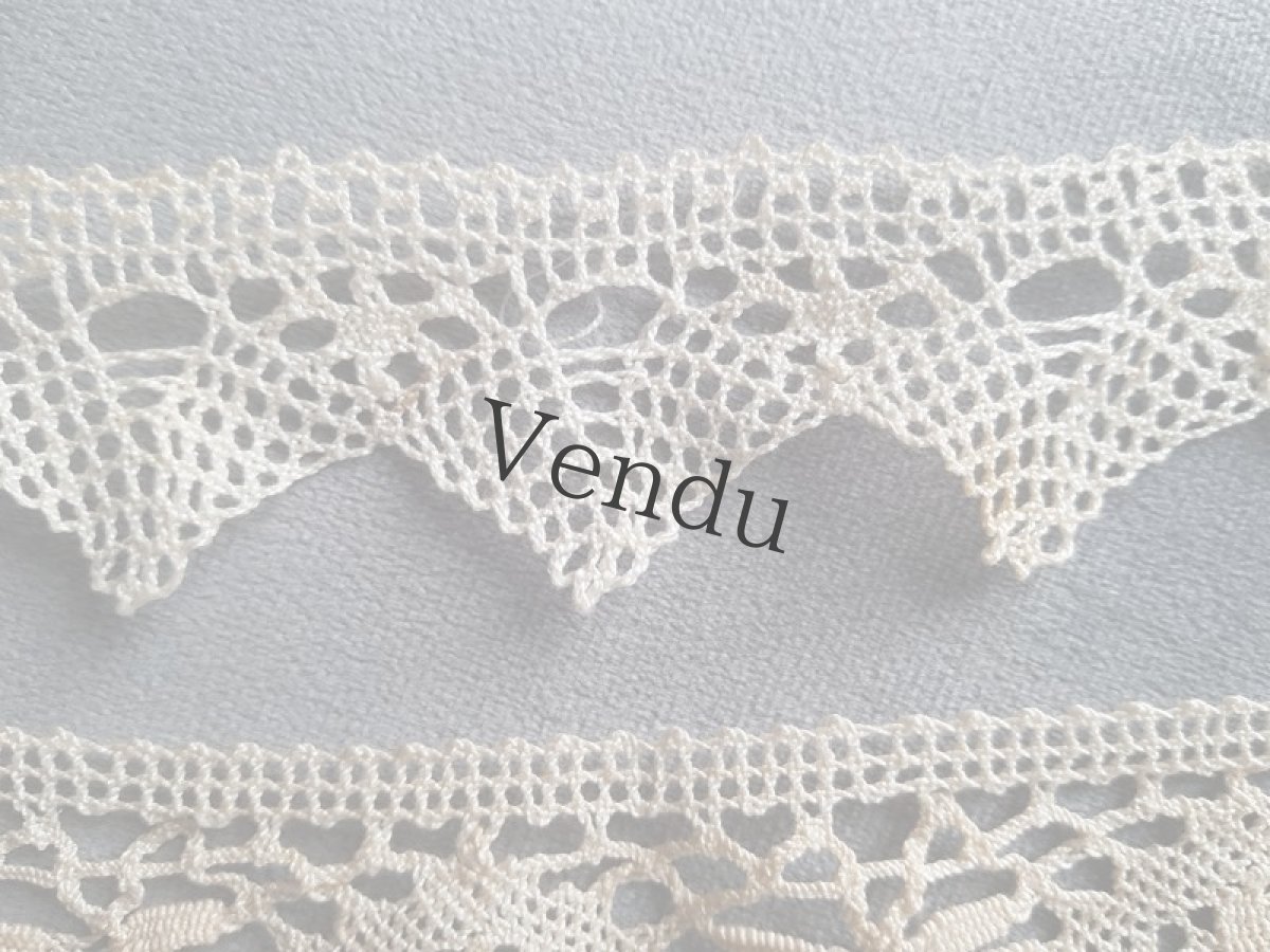 画像5: フランスアンティーク　３種のレースセット (5)