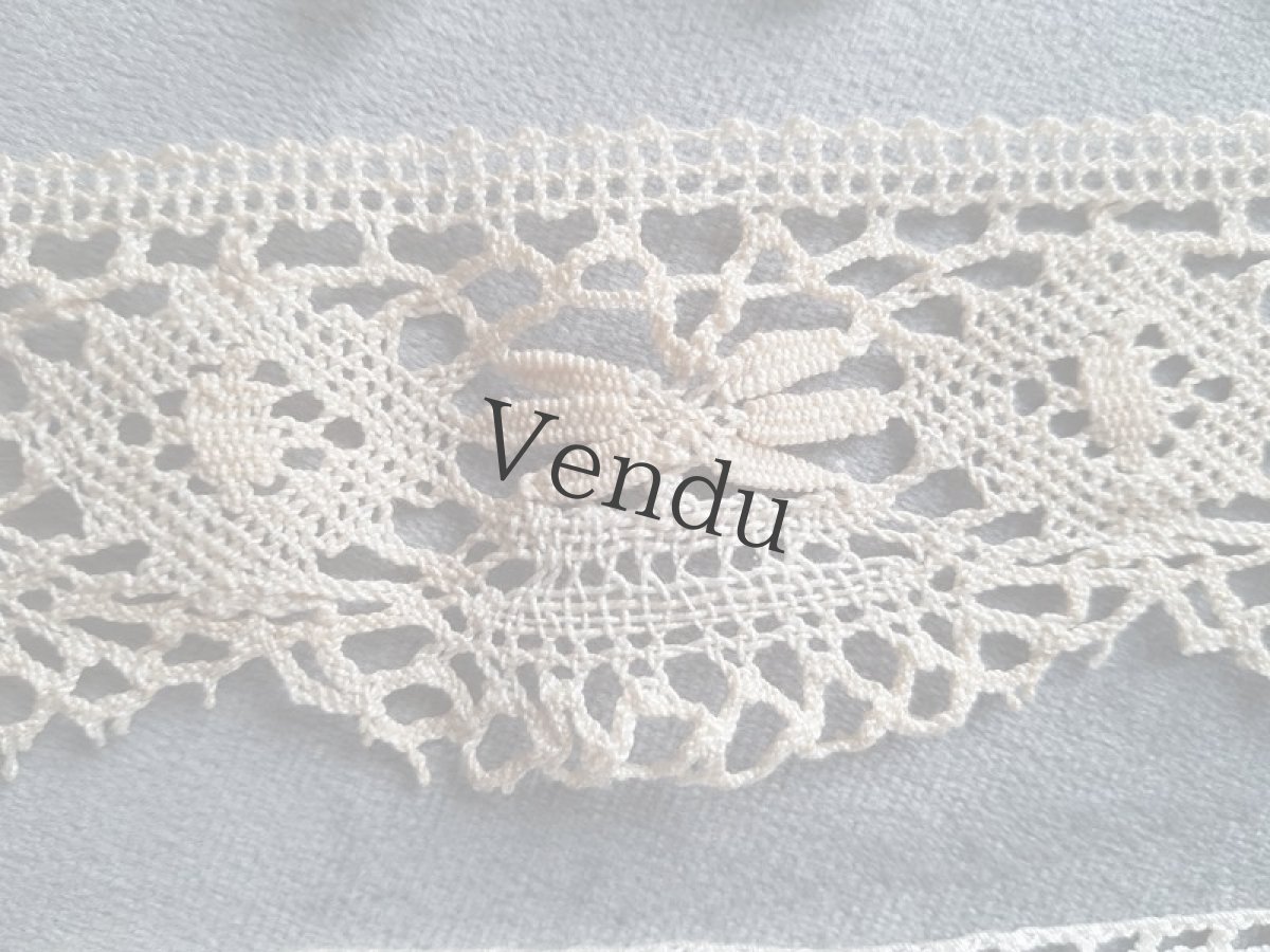 画像6: フランスアンティーク　３種のレースセット (6)