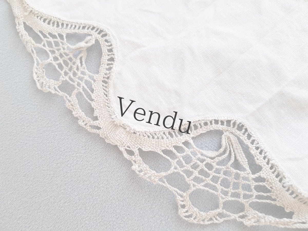 画像6: フランス　レースのドイリー (6)
