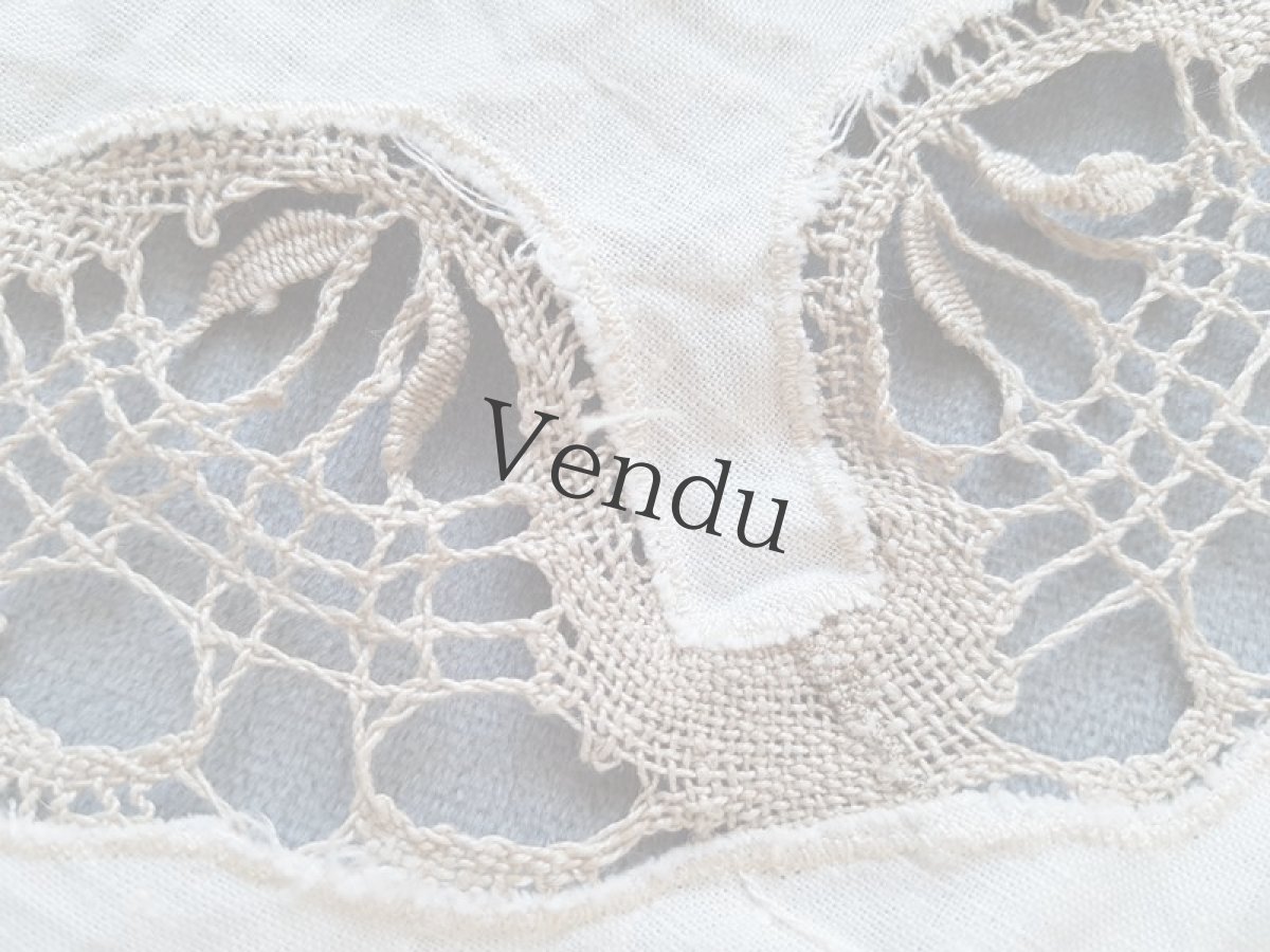 画像7: フランス　レースのドイリー (7)